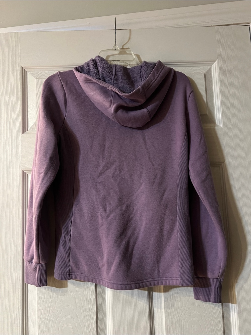 Joe Fresh Lavender Hooded Zip-Up Sweatshirt - Picture 2 of 4